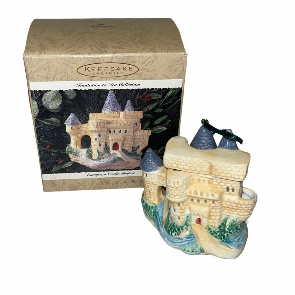 Hallmark Keepsake Ornament European Castle Teapot Invitation to Tea Coll…